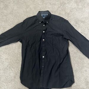 Men's Black Button-Down Shirt